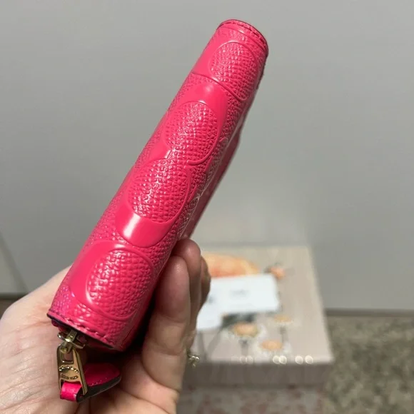 Coach Neon Pink Wallet - Picture 8 of 11